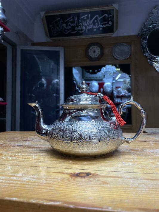 Fassi Moroccan Silver Teapot – Handcrafted Elegance