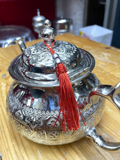 Fassi Moroccan Silver Teapot – Handcrafted Elegance
