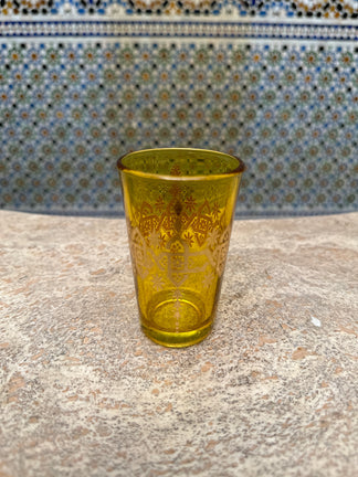 Set of 6 Moroccan Tea Glasses – Handcrafted Colorful Design